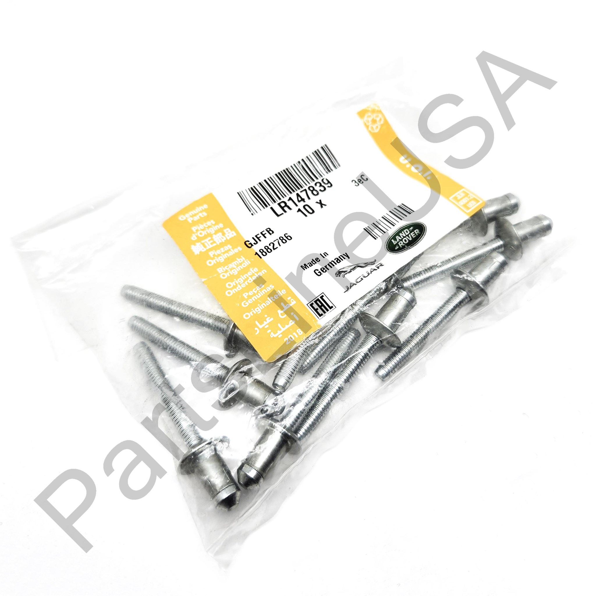 Picture of Genuine Land Rover Rivet Pack Of 10 Pcs LR147839